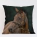 Creative Pillow Cases Animal Horse Print Home Decor Cotton Linen Cushion Cover   253735909471